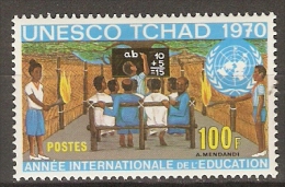 TCHAD.   1970.   Y&T N° 224 *.   UNESCO.     Education    /    école. - Chad (1960-...)
