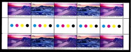 Australian Antarctic 2015 Colours Of The AAT Gutter Block Of 10 MNH - - Nuevos