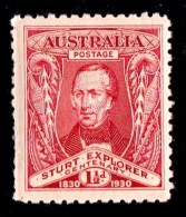 Australia 1930 Sturt Explorer Centenary 11/2d MNH - Neufs