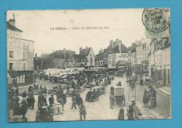 CPA Métier Marchands Ambulants Place Du Marché Au Blé LA CHÂTRE 36 - La Chatre