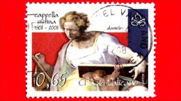 VATICANO - Usato - 2008 - Cappella Sistina - 0,65 € • Profeta Daniele - Used Stamps