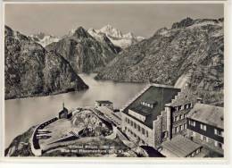 GRIMSEL HOSPIZ, Blick Auf Finsteraarhorn,  Werbekarte V. Hotel Grimsel Hospiz - Guttannen