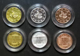 Thailand Comm 3 Coins 2013 Zodiac Year Of Snake - Thailand