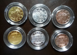 Thailand Comm 3 Coins 2015 Zodiac Year Of Goat - Thailand