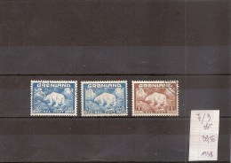 GROENLAND Timbres  De 1938   ( Ref 609 )  Animaux -  Ours - Unused Stamps