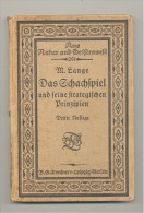 Livre En Allemand De 1918 - Jeu D´échec- Loisir  (Mi5) - Other & Unclassified