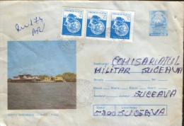 Romania - Postal Stationery Cover 1980 Used - Saint George In Danube Delta - The Port - Geography