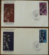 NOUVELLE CALEDONIE Orchidées, Orchidee, Fleurs, Yvert N° 392/93+PA165  FDC Enveloppe 1er Jour. - Orchideen