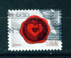 USA  -  2013  Letter Seal  Forever  Used As Scan - Used Stamps