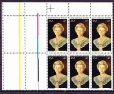 South Africa RSA - 1976 - Emily Hobhouse - Block Of 6 - Unused Stamps