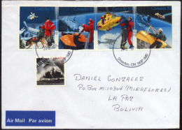 Canada 2015 (2005). YT2163-66 Rescate. Perro. Helicóptero. See Desc. - Covers & Documents
