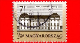 UNGHERIA - MAGYAR  - USATO - 1991 - Castello Eszterházy, Pápa - 12 - Gebruikt