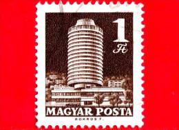 UNGHERIA - MAGYAR - 1969 - Alberghi - Architettura - Hotel Budapest - 1 - Usado