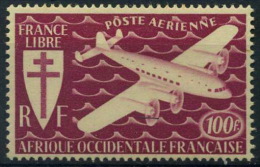 France, Afrique Occidentale Française, A.O.F : Poste Aérienne N° 3 X Année 1945 - Nuevos