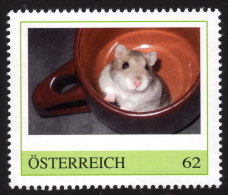 ÖSTERREICH 2014 ** Zwerghamster / Phodopus Sungorus - PM Personalized Stamp - MNH - Personalisierte Briefmarken