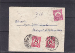 Hongrie - Lettre Taxée De 1928 - Taxée à Budapest - Covers & Documents
