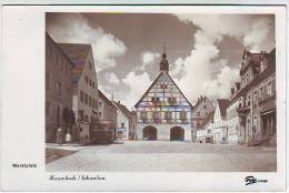 KRUMBACH . SCHWABEN . MARKTPLATZ . ANIMATION. AUTOCAR. - Krumbach