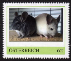 ÖSTERREICH 2014 ** Chinchilla / Chinchillidae - PM Personalized Stamp - MNH - Timbres Personnalisés