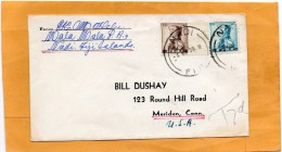 Fiji Old Cover Mailed To USA - Fiji (...-1970)