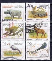 RSA+ Südafrika 1993 Mi 895-97 900 904-05 Tiere - Gebruikt