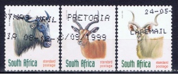 RSA+ Südafrika 1998 Mi 1124 1126-27 Tiere - Gebraucht