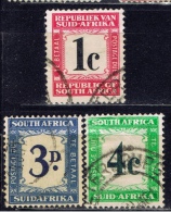 RSA+ Südafrika 1948 1961 Mi 37 47 51 Portomarken - Portomarken