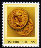 ÖSTERREICH 2009 ** Römische Goldmünze - PM Personalized Stamp MNH - Sellos Privados