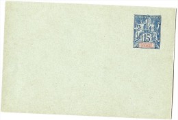 LBL33/B - FRANCE EX COLONIES - DIEGO SUAREZ ET DEPENDANCES EP ENVELOPPE 15c 116x76mm NEUVE - Ongebruikt