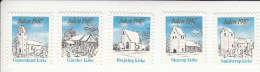 Denemarken Kerstvignet Cat. AFA-Julemaerker Borkop Lions Club 1987  5 Verschillende - Local Post Stamps