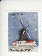 Denemarken Kerstvignet Cat. AFA-Julemaerker Grenaa Lions Club 2005 - Local Post Stamps