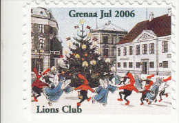 Denemarken Kerstvignet Cat. AFA-Julemaerker Grenaa Lions Club 2006 - Local Post Stamps