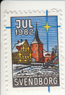 Denemarken Kerstvignet Cat. AFA-Julemaerker Svendborg Y´s Mens Club 1982 - Local Post Stamps