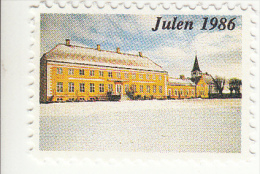 Denemarken Kerstvignet Cat. AFA-Julemaerker Sakskobing Svommeklub Jaar 1986 - Local Post Stamps