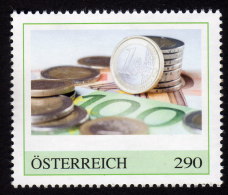 ÖSTERREICH 2015 ** Euro Banknoten Und Münzen - PM Personalized Stamp MNH - Personalisierte Briefmarken