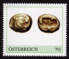 ÖSTERREICH 2015 ** Lydische Münzen 6. Jh. Vor Chr.- PM Personalized Stamp MNH - Sellos Privados
