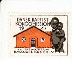 Denemarken Kerstvignet Cat. AFA-Julemaerker Danske Baptisters Afrikmission(Kongo) Jaar 1947 ** - Local Post Stamps