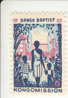 Denemarken Kerstvignet Cat. AFA-Julemaerker Danske Baptisters Afrikmission(Kongo) Jaar 1952* - Local Post Stamps