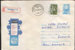 Romania - Postal Stationery Cover 1980 Used - Holydays And Tourism By Tourism Companies, Hotels And Restaurants - Hotel- & Gaststättengewerbe