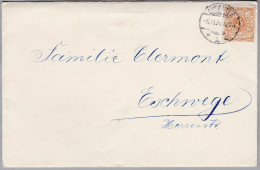 DR 1899-11-05 LIEGNITZ Brief Mit 3Pf. Perfin "CJK" Carl Jos. Kessler (Breslau) - Andere & Zonder Classificatie