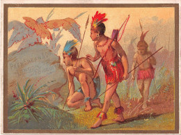¤¤   -   CHROMOS  -   Indiens  -  Calendrier De 1883  -  Publicité      -   ¤¤ - Andere & Zonder Classificatie