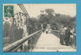 CPA TOUT PARIS 23-35 - Buttes Chaumont Le Pont Suspendu (XIXème) - Arrondissement: 19