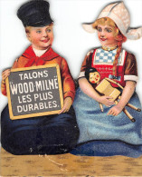 ¤¤   -  Découpi , CHROMOS  -   2 Hollandais  -   - Publicité  Des Talons " Wood-Milne "   -  ¤¤ - Autres & Non Classés