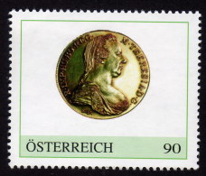 ÖSTERREICH 2015 ** Maria Theresien Taler Seit 1741 - PM Personalized Stamp MNH - Timbres Personnalisés