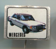 MERCEDES - Car, Automobile, Vintage Pin Badge - Mercedes