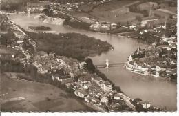 11.537. SEYSSEL. VUE GENERALE AERIENNE . DANS LE FOND LE BARRAGE. - Seyssel