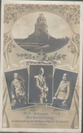 Leipzig, Einweihung Völkerschlachtdenkmal 1813 Oktober 1913, Kaiser, Breitingen, 1915,  Postkarte - Leipzig