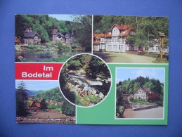 Im Bodetal    -    5-Bild-Karte   -    [1985]   -   (D-H-D-SAh41) - Stolberg (Harz)