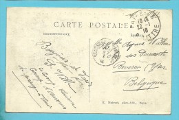 Kaart (Paris / Verzonden Camp D'Auvours) Met Als Aankomst Stempel ROUSBRUGGE-HARINGHE  Op 27/3/1916 - Niet-bezet Gebied