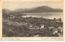 97. VEYRIER. VUE GENERALE ET MASSIF DES BAUGES. - Veyrier