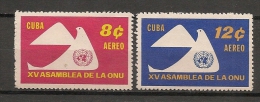 CUBA - Posta Aérienne - Air Mail  - Yvert # A 230/1 - * MINT (Light Trace Of Hinge) - Airmail